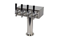 <!--700 Series 4 Faucet Glycol Ready National Sanitation Foundation (NSF) Listed T-Tower with 3 Inch (in) Round Base-->