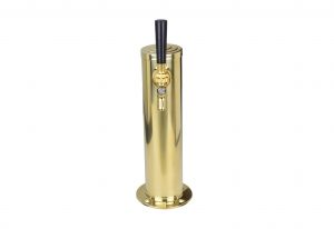 618PVD-SS One Faucet PVD Column With PVD Coated SS Faucet and SS Shank
