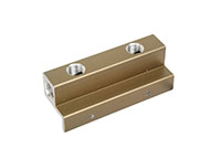 2 Port Aluminum Manifold Less Air Cock