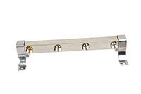 4-Way Outlet Plated Manifold Less Aircock