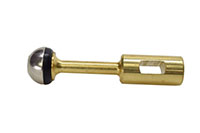 Complete Brass Shaft with Nut and Washer