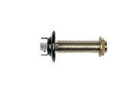 5-1/8 Inch (in) Length 304 Stainless Steel Shank with Black Plastic Flange