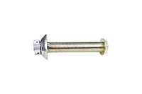 6 Inch (in) Length Complete Shank with Stainless Steel (SS) Flange