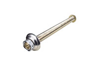 <!--14 Inch (in) Length Complete Shank with Stainless Steel (SS) Flange-->