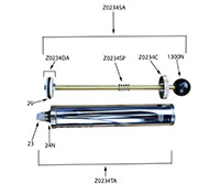 8 Inch (in) Length Pump - 2