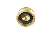 Brass Shank Cap with 24N Washer - 2