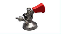 Coupler for "K" System Kegs with Lever Handle