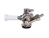 Sankey Lever Handle Low Profile D Coupler with 3/16 Inch (in) Barb