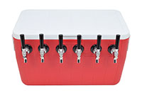 50 Feet (ft) Length and 48 Quarts (qt) Capacity Six Faucet Coil Box with Stainless Steel Contact - 2