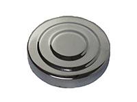 3 Inch (in) Diameter Stainless Steel Cap