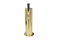 1 Faucet Physical Vapor Deposition (PVD) Tower with Stainless Steel Faucets and Shanks