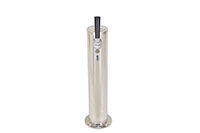 14 Inch (in) Height Single Column Plated Faucets and Shanks Tower