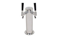 2 Faucet Single Column Wine Tower