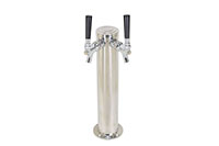 14 Inch (in) Height Extra Tall Single Chrome Plated Column Tower 14 Inch (in) Height Extra Tall Single Chrome Plated Column Tower