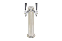 16 Inch (in) Height Extra Tall Single Chrome Plated Column Tower (0619X-16)