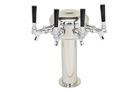 4 Faucet Chrome Plated Air Cooled Mini Mushroom Tower