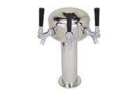 3 Faucet 304 Stainless Steel Glycol Ready Mini Mushroom Tower