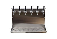 Glycol Ready 6 Faucet Underbar Draft Station - 2