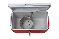 50 Feet (ft) Length and 48 Quarts (qt) Capacity One Faucet Coil Box with Stainless Steel Contact - 2