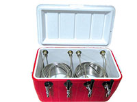 50 Feet (ft) Length and 48 Quarts (qt) Capacity Four Faucet Coil Box with Stainless Steel Contact - 2