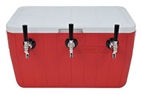 100 Feet (ft) Length and 48 Quarts (qt) Capacity Three Faucet Coil Box - 3