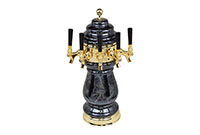 <!--5 Faucet Standard Ceramic Tower with Physical Vapor Deposition (PVD) Gold Hardware - 2-->