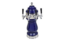 4 Faucet Ceramic Wine Tower with Chrome Hardware - 4