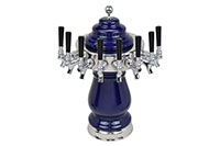 8 Faucet Pearl White Mushroom Ceramic Tower - 2