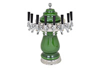 8 Faucet Pearl White Mushroom Ceramic Tower