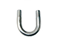 1/2 Inch (in) Barb and 2-1/4 Inch (in) Center Spacing Distance Stainless Steel Return Bend 1/2 Inch (in) Barb and 2-1/4 Inch (in) Center Spacing Distance Stainless Steel Return Bend