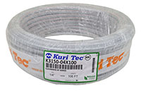 1/4 Inch (in) Inside Diameter Clear Braided Flex Tubing 1/4 Inch (in) Inside Diameter Clear Braided Flex Tubing
