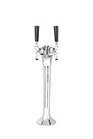 2 Faucet Euro Style Chrome Wine Tower 2 Faucet Euro Style Chrome Wine Tower