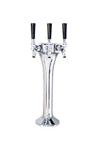 3 Faucet Euro Style Chrome Wine Tower