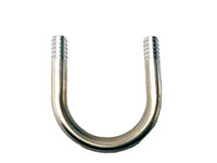 3/8 Inch (in) Barb and 2-3/8 Inch (in) Center Spacing Distance Stainless Steel Return Bend