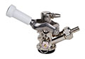 Sankey Lever Handle Low Profile D Coupler with 3/16 Inch (in) Barb - 2