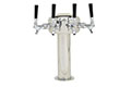4 Faucet Mini Mushroom Tower with 304 Stainless Steel Faucets and Shanks-2
