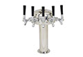 5 Faucet Chrome Plated Air Cooled Mini Mushroom Tower - 2