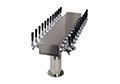 24 Faucet Double Sided Stainless Steel Pass-Thru Tower - 2