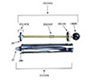 8 Inch (in) Length Short Gold Handle Sankey Picnic Pump - 3