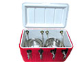 50 Feet (ft) Length and 48 Quarts (qt) Capacity Four Faucet Coil Box with Stainless Steel Contact - 2