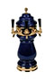 <!--3 Faucet Standard Ceramic Tower with Physical Vapor Deposition (PVD) Gold Hardware-->