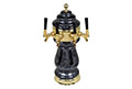 4 Faucet Physical Vapor Deposition (PVD) Brass Ceramic Wine Tower - 4