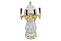 <!--4 Faucet Physical Vapor Deposition (PVD) Brass Ceramic Wine Tower-->