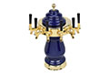 6 Faucet Black Marble Mushroom Ceramic Tower (0884B-6) - 4