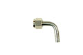<!--1/4 Inch (in) Barb and 1/4 Inch (in) Flare Nut Stainless Steel Swivel Flare Hose Elbow-->