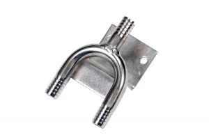 133-H Stainless Steel Wall Bracket with Three 3/8" Barbs