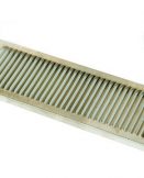 20-24S Stainless Steel Louvered Replacement Grid - For 615,616 and 616F Drip Trays