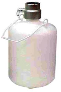 257 Plastic Cleaning Can - One Head 1.3 Gallons - Valves Sold Separately 