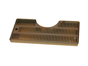 511MB PVD Brass Drip Tray with S/S Grid for Ceramic Towers 