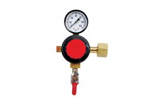 709T CO2 Regulator with Single Gauge and Check-Valve Air Cock